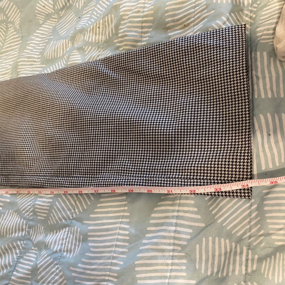 DOLCE & GABBANA Houndstooth Tailored Pants Womens Size 40 Pink Stripe Detail - Picture 8 of 10